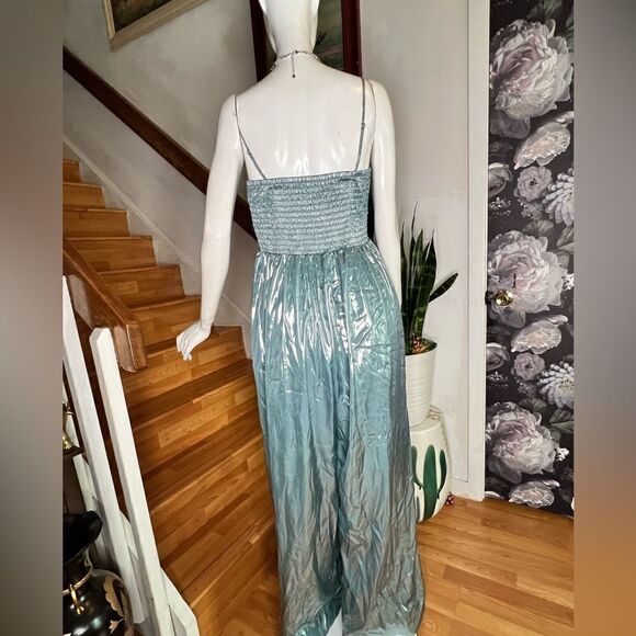 New Free People Julie Metallic Jumpsuit - Picture 8 of 8